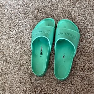 Birkenstock Women’s Rio Slide Sandals in Mint Green Size 9